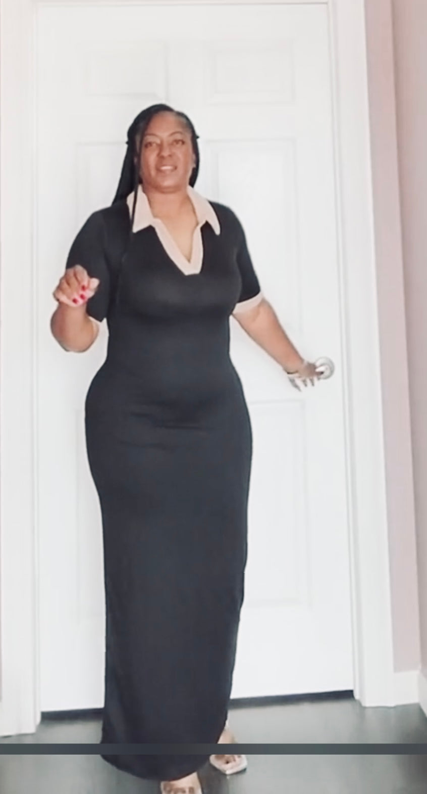 Simply Blakk Maxi Dress