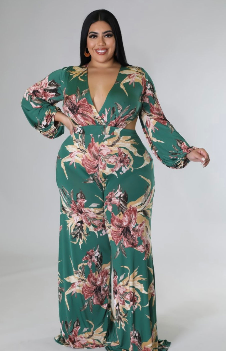 FRESH FLORAL JUMPSUIT