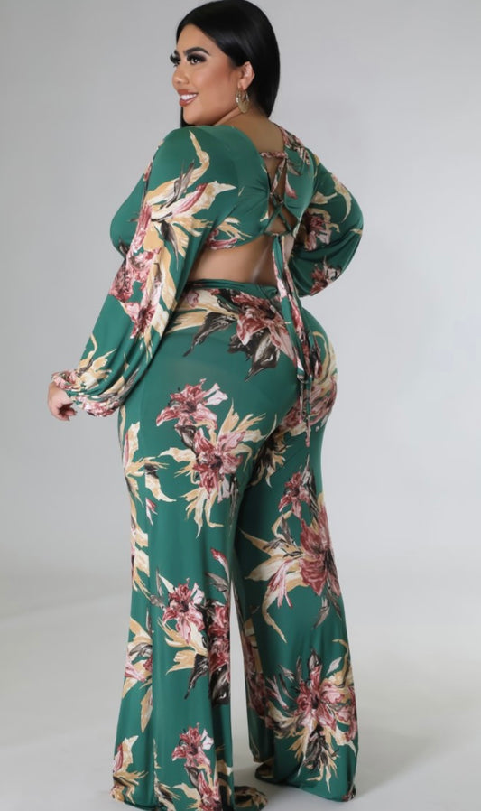 FRESH FLORAL JUMPSUIT