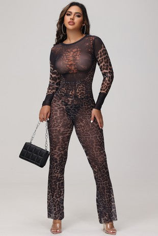 Alayna Leopard Set