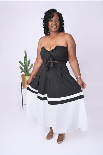 Beauty in BLAQUE Skirt Set (2504)